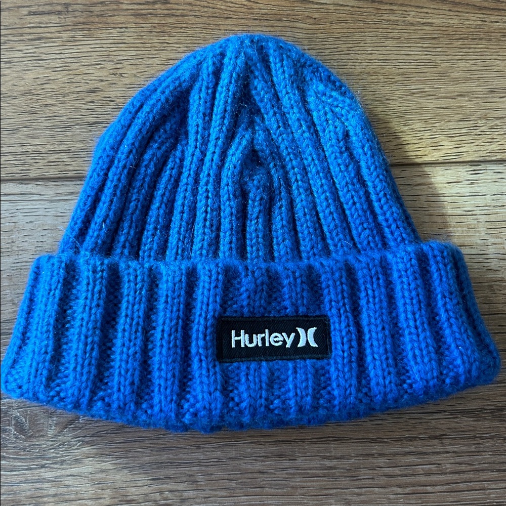 Hurley‎ Vibrant Blue Knit Beanie Unisex